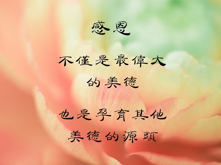 不斷祈禱， 凡事感謝 、感恩